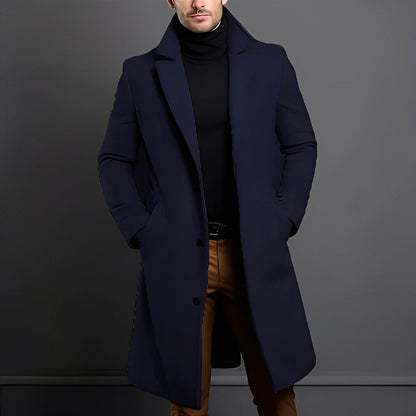 Herren Trenchcoat Elegant Woll Qualität