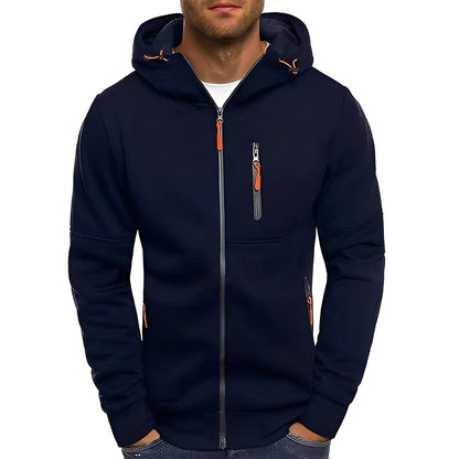Stilvolle Herrenjacke Modern Kapuze
