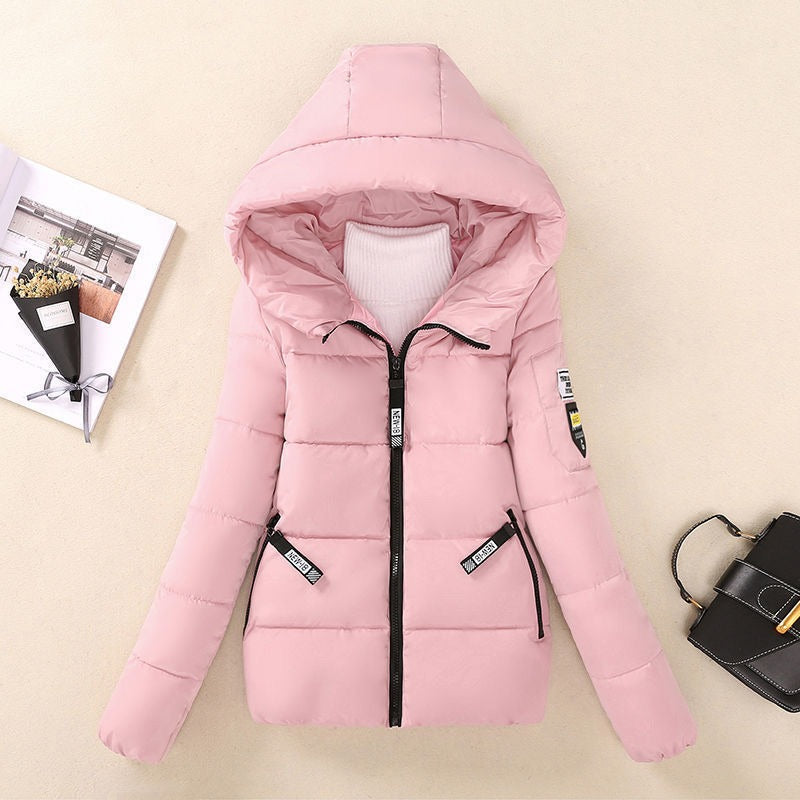 Wintersteppjacke Damen Warm Gefüttert Kapuze