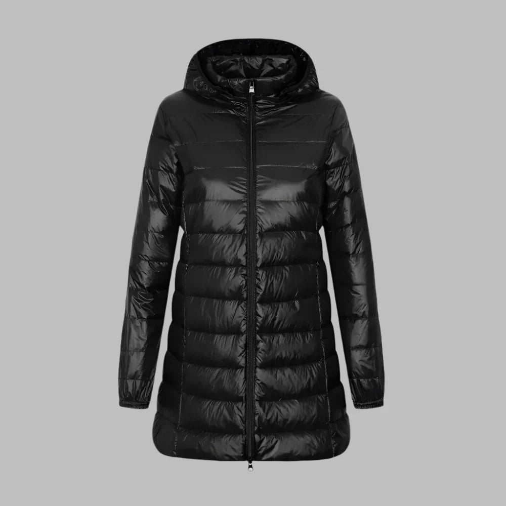 Wasserabweisende Steppjacke Mit Kapuze Kurz - IdealeKleiden