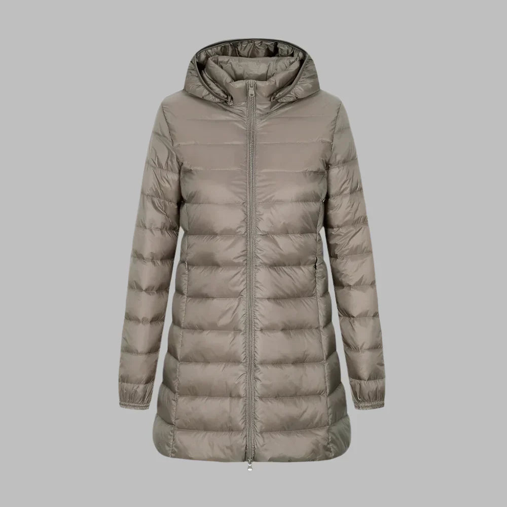 Wasserabweisende Steppjacke Mit Kapuze Kurz