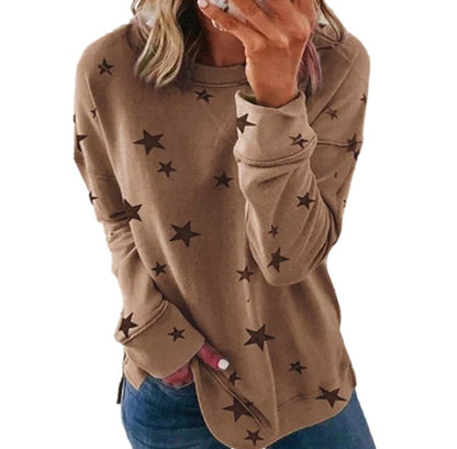 Bequemes Sweatshirt Langarm Casual