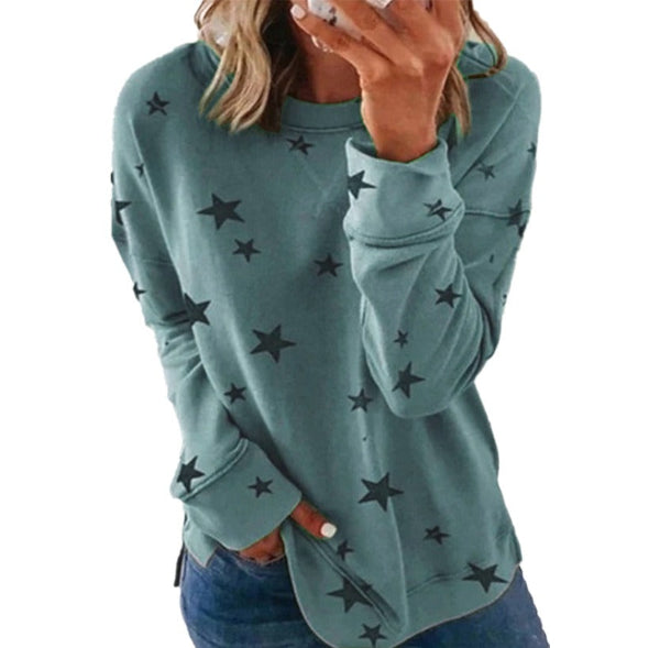 Bequemes Sweatshirt Langarm Casual