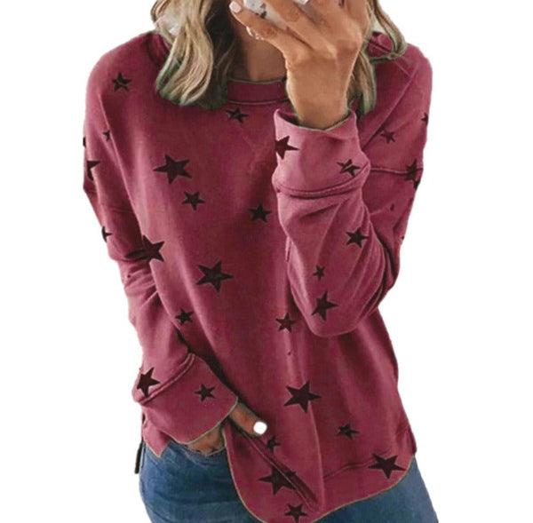 Bequemes Sweatshirt Langarm Casual