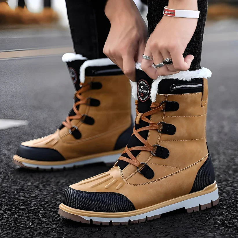 Herren Stiefel Wetterfest Stylish Outdoor - IdealeKleiden