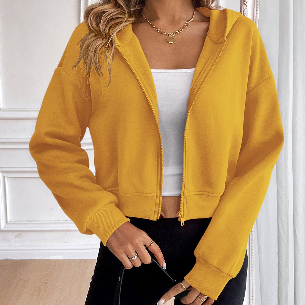 Kapuzenpullover Damen Bequem Baumwolle Lockere Passform