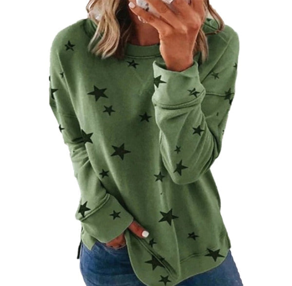 Bequemes Sweatshirt Langarm Casual