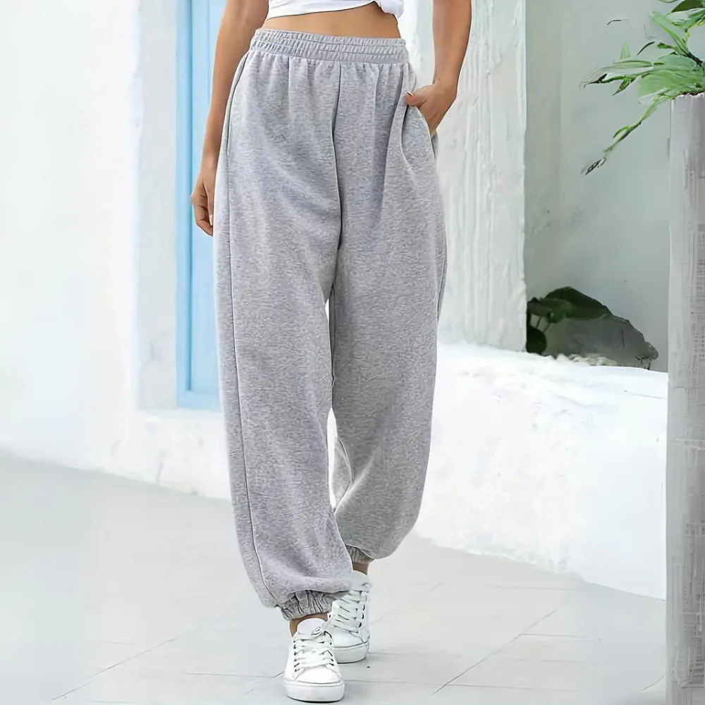 Bequeme Damen Jogger mit Elastischem Bund - IdealeKleiden