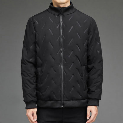 Wintersteppjacke Damen Reguläre Passform Hoher Kragen