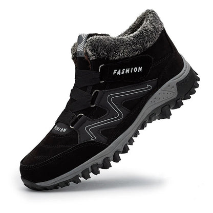 Stiefeletten Wildleder Optik Gefüttert Schnürschuhe