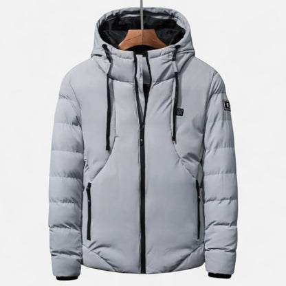 Herren Winterjacke Robust Mit Kapuze