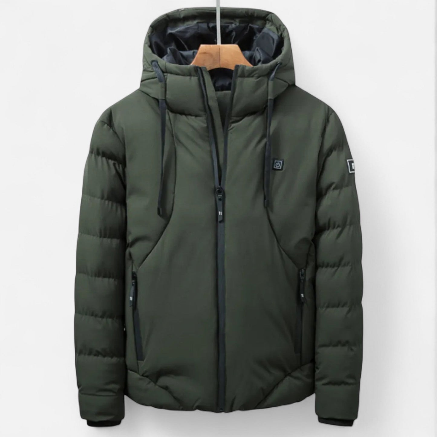 Herren Winterjacke Robust Mit Kapuze