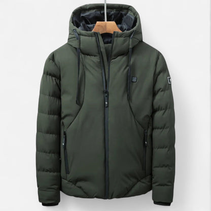 Herren Winterjacke Robust Mit Kapuze
