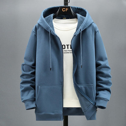 Kapuzenpullover Fleece Soft Reißverschluss