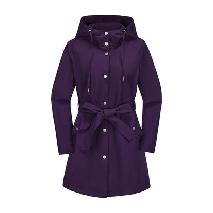 Wasserabweisende Windbreaker Jacke Sportlich Tailliert