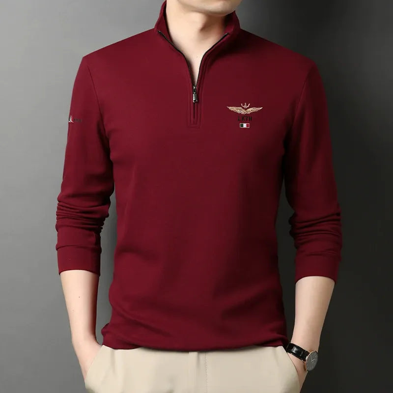 Modisches Herren-T-Shirt Slimfit Baumwolle