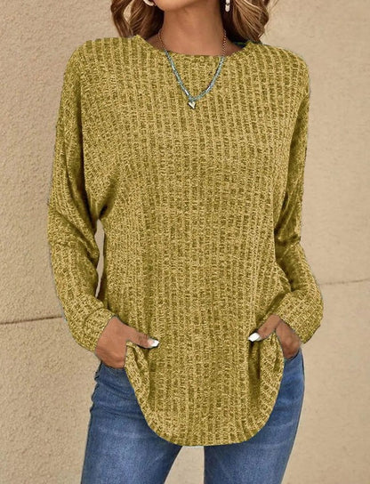 Bequemes Langarm-Shirt Relaxed Fit