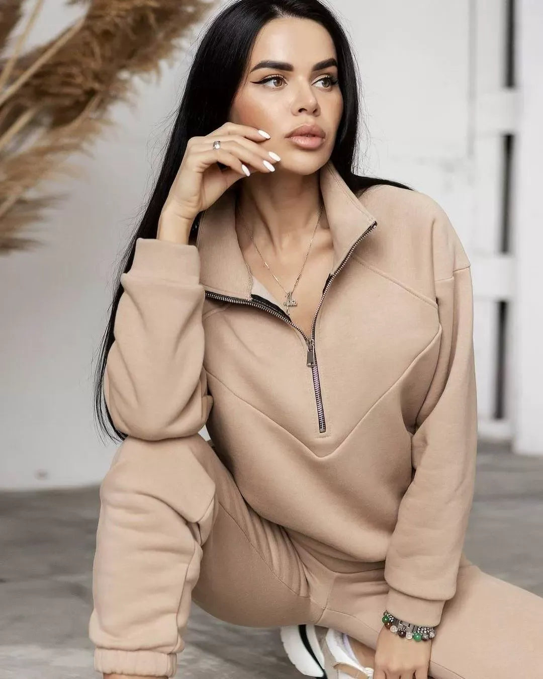 Kuschelkleidung Set Fleece Lockere Passform