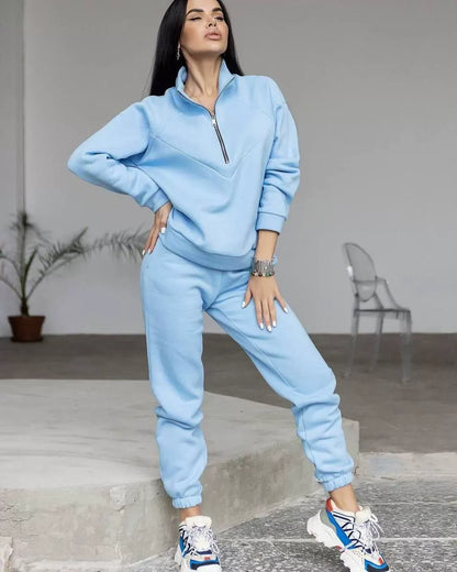 Kuschelkleidung Set Fleece Lockere Passform