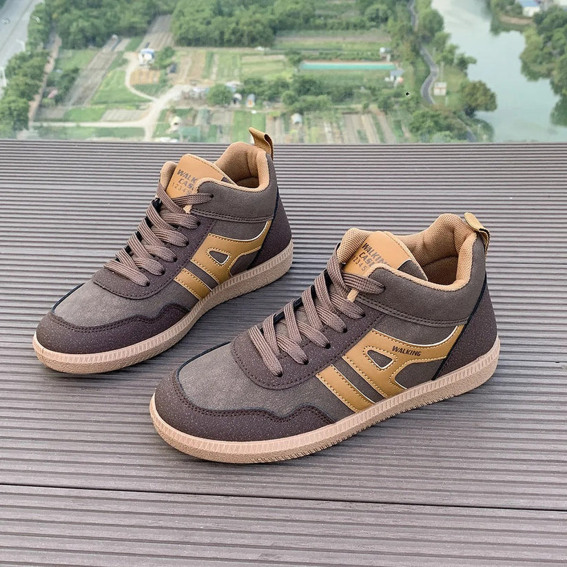 Moderne Damen Sneaker Flach Schlicht