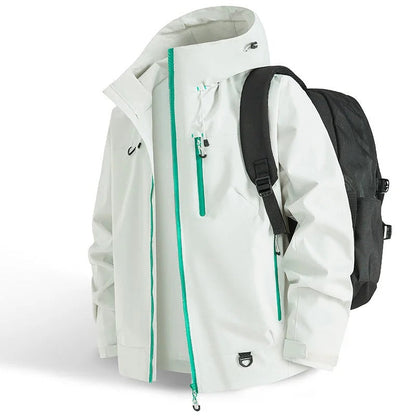 Wasserfeste Sportjacke Kapuze Outdoor