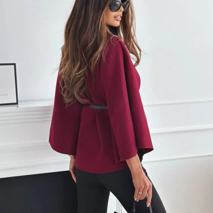 Elegante Damenjacke Hoher Kragen