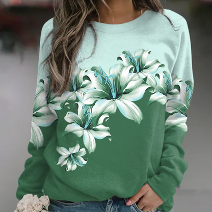Bequemes Sweatshirt Langärmlig Casual