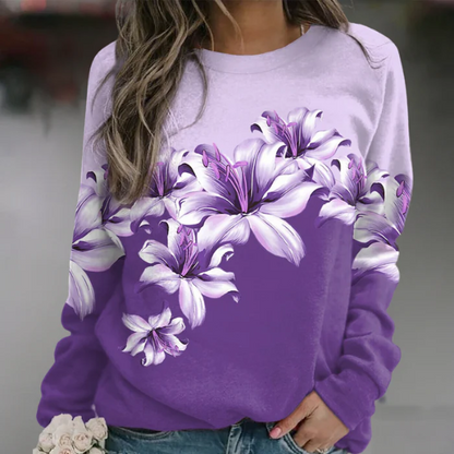 Bequemes Sweatshirt Langärmlig Casual