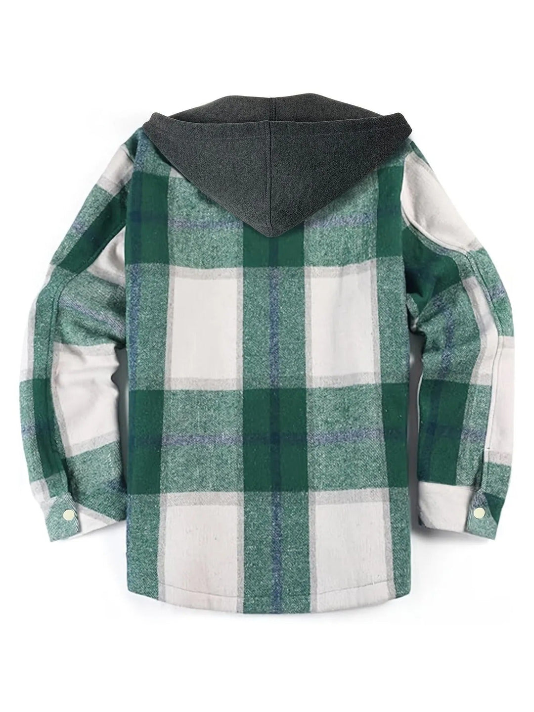 Modische Herrenjacke Karo Kapuzenjacke