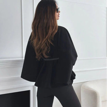 Elegante Damenjacke Hoher Kragen