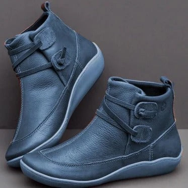 Winterstiefeletten Fleece Gefüttert Kunstleder Weich