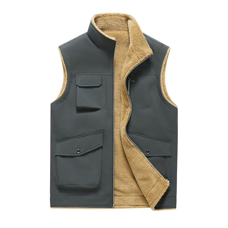 Herren Weste Outdoor Stil Vieltaschig Praktisch