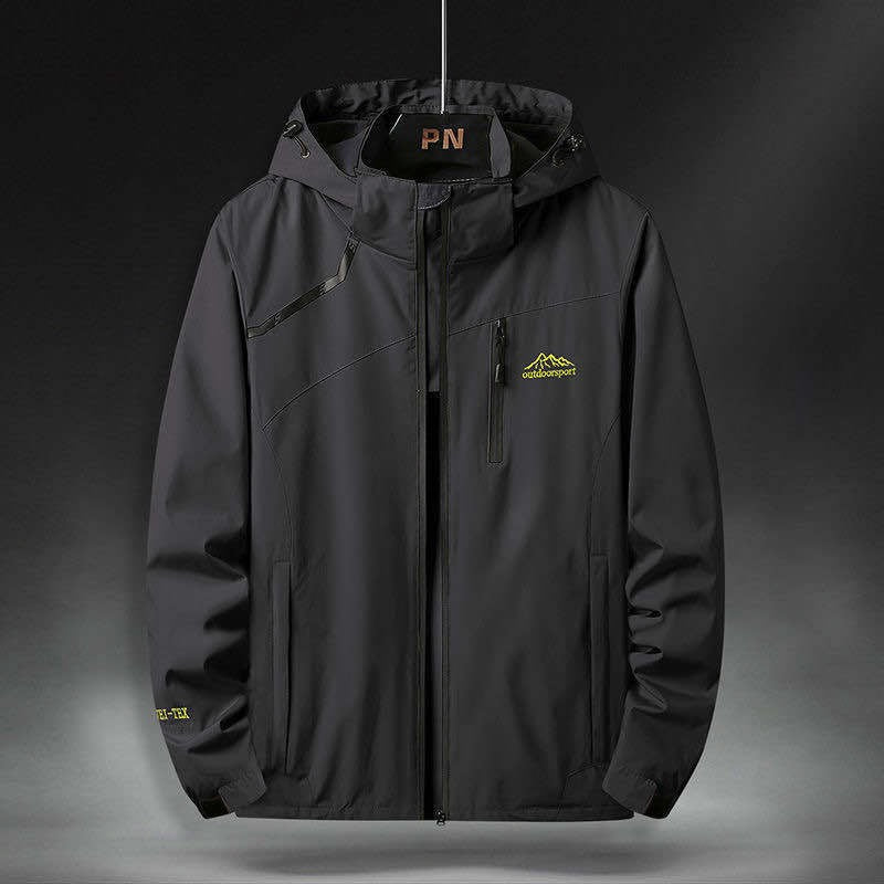 Herren Outdoor-Jacke Kapuze Sportlich