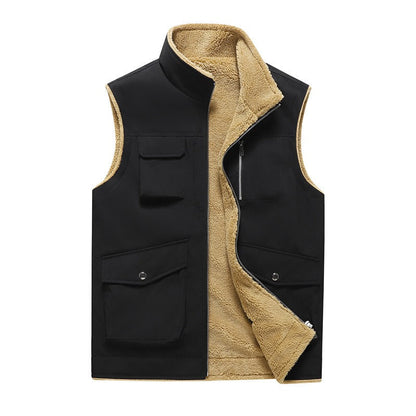 Herren Weste Outdoor Stil Vieltaschig Praktisch
