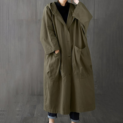 Stylisher Trenchcoat Damen mit praktischen Taschen