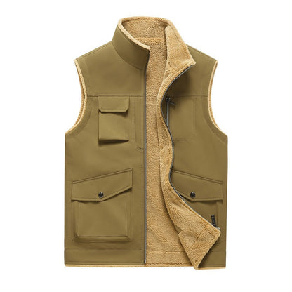 Herren Weste Outdoor Stil Vieltaschig Praktisch
