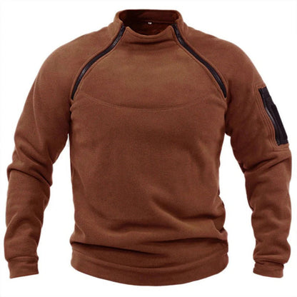 Kuschel Kleid Fleece Bequem Hoher Kragen