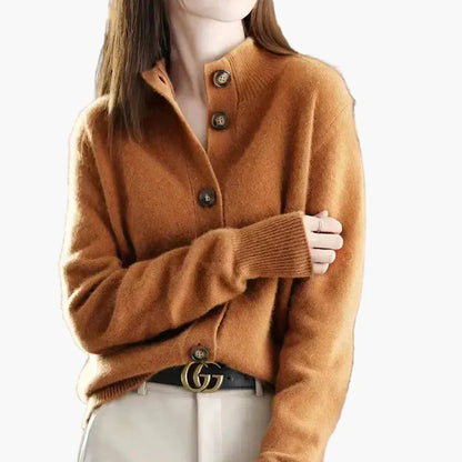Stilvolle Strickjacke Büro Chic