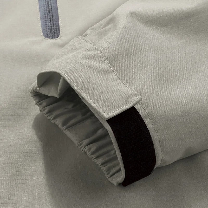 Wasserdichte Herrenregenjacke Kapuze - IdealeKleiden