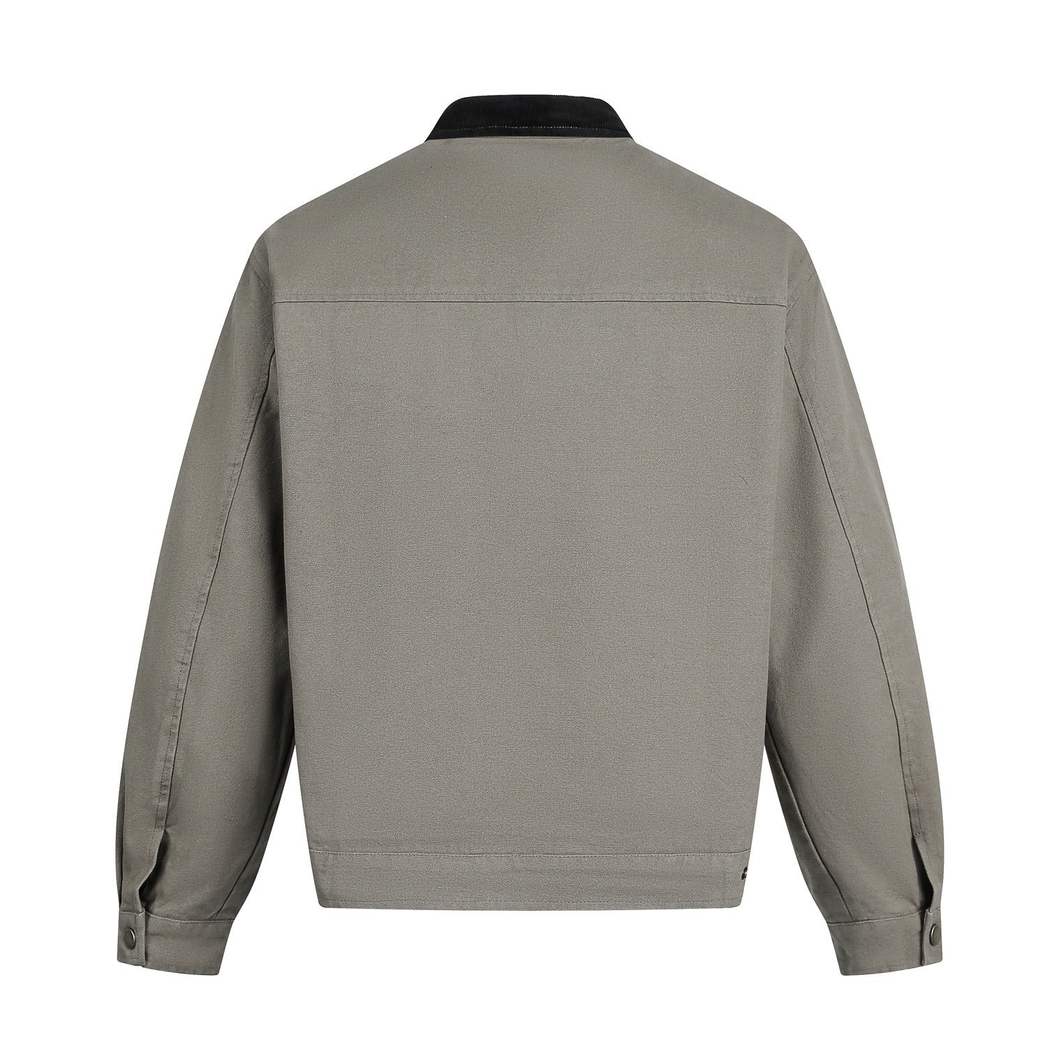 Herren Lederjacke Wildleder Optik Schnellverschluss - IdealeKleiden