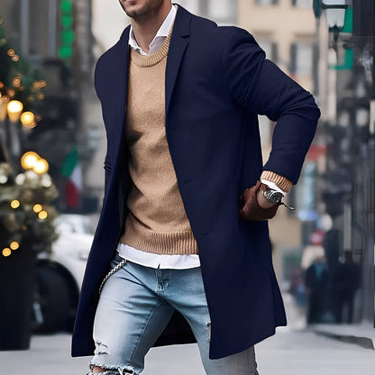 Eleganter Herren Trenchcoat Reverskragen