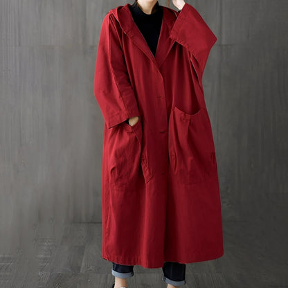 Stylisher Trenchcoat Damen mit praktischen Taschen