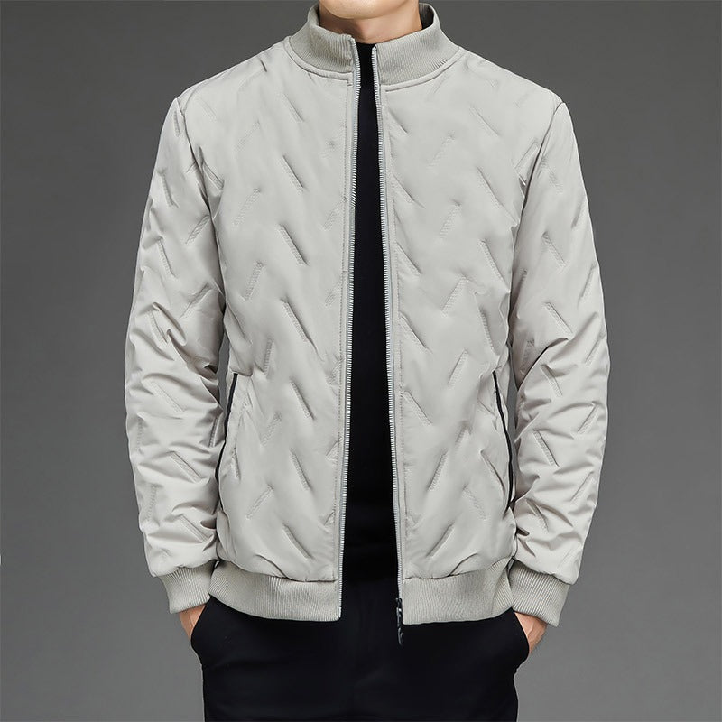 Modische Winterjacke Stehkragen Synthetik Fleece - IdealeKleiden