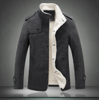 Damen Trenchcoat Wollmix Slim Fit Doppelreihner