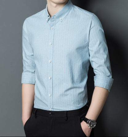 Elegante Herrenkleidung Slim Fit Streifen