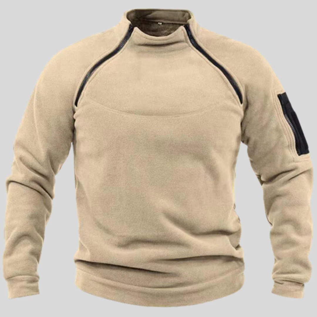 Kuschel Kleid Fleece Bequem Hoher Kragen