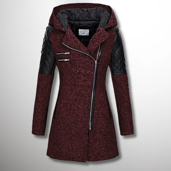 Frauen Winterjacke Taillierte Passform mit Kapuze