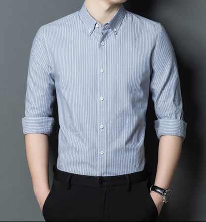 Elegante Herrenkleidung Slim Fit Streifen