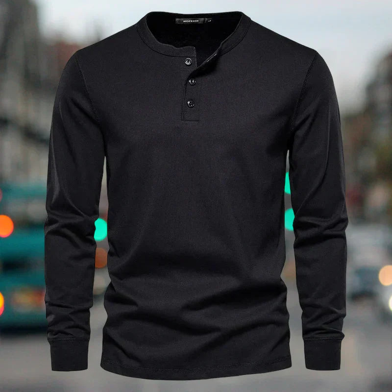 Langarmshirt Herren Modern Sportlich