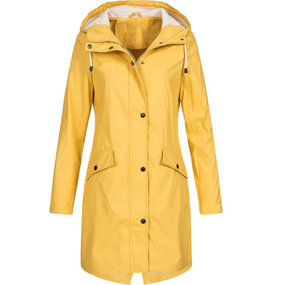 Wasserabweisende Regenjacke Frauen Taillierte Passform